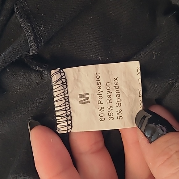 People Give Me The Creeps Skeleton Halloween Hooded Long Sleeve Shirt Womens Med - Picture 11 of 12